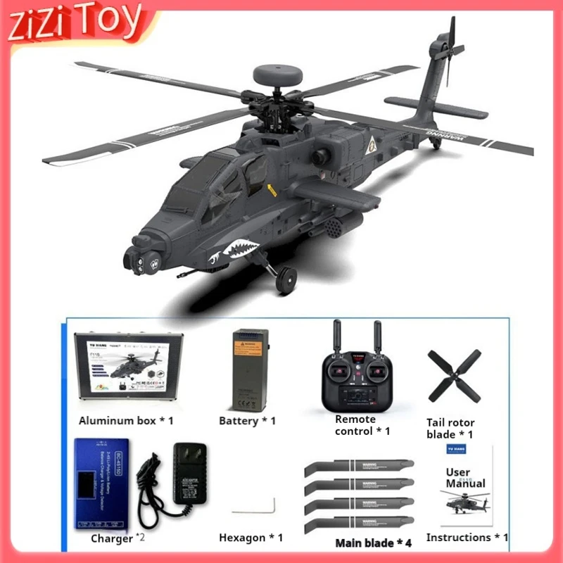 Yxznrc1:32 F11s Apache Armed Remote Control Six Channel Helicopter Model Drone Simulation Model Helicopter Toy Gift 2