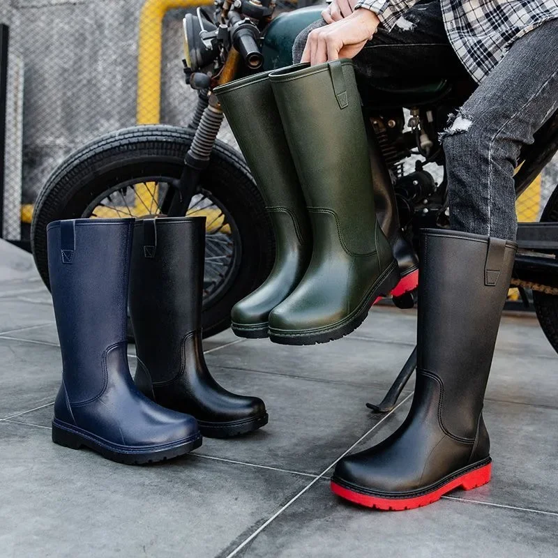 LvRao Uomini Tacchi Alti Impermeabile Scarpe Da Pioggia | FindTheDeal