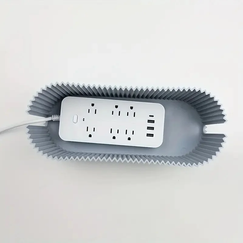 Large-Capacity Cable Management Box with a Lid - Desktop Storage Box for Office And Home Use, Plastic, Halloween Christmas Gifts 4