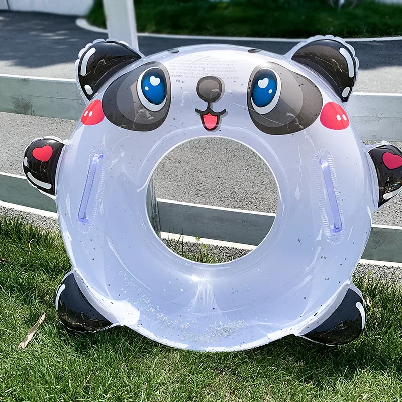 Thickened Handle Bear Shaped Swimming Ring Children's Luminous Underarm Life Ring Sports And Entertainment Products From Ch