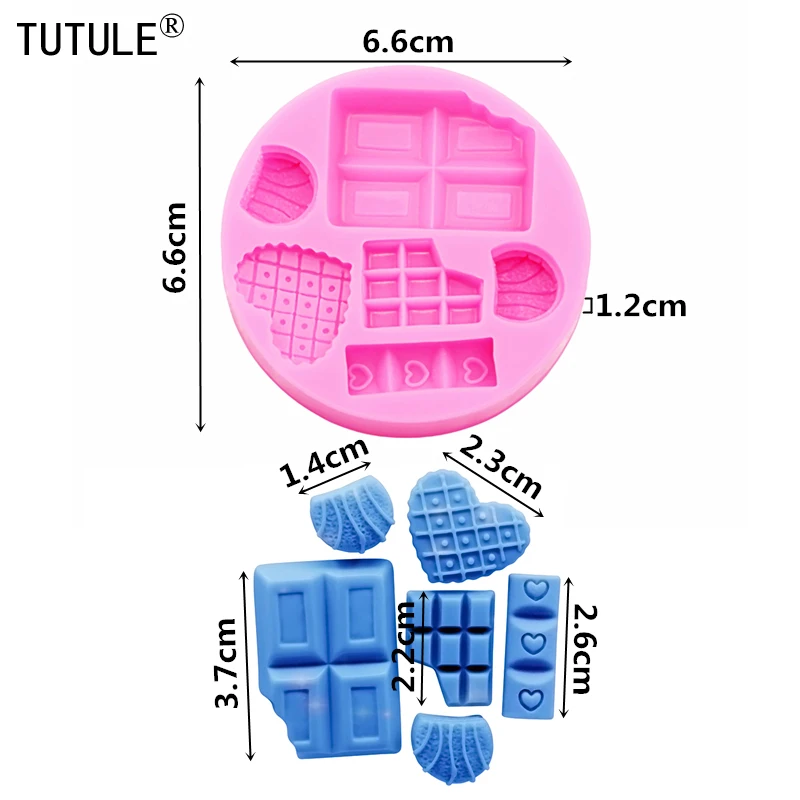 DIY Cartoon Eiscreme Süßigkeiten Kuchen Silikonform Handgemachte Schokolade Kreative Kuchen Dessert Dekoration Backzubehör Form – Detail 2