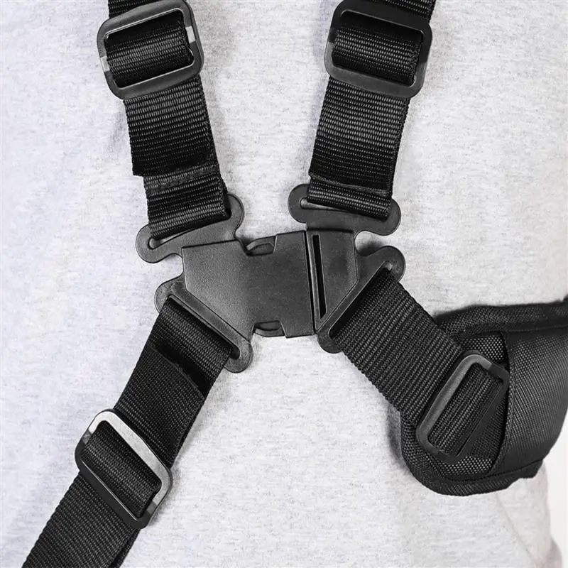 Universal Strimmer Double Shoulder Harness Strap Lawn Mower Shoulder Lawn Harness for Brush Cutter Grass Trimmer with Carry Hook