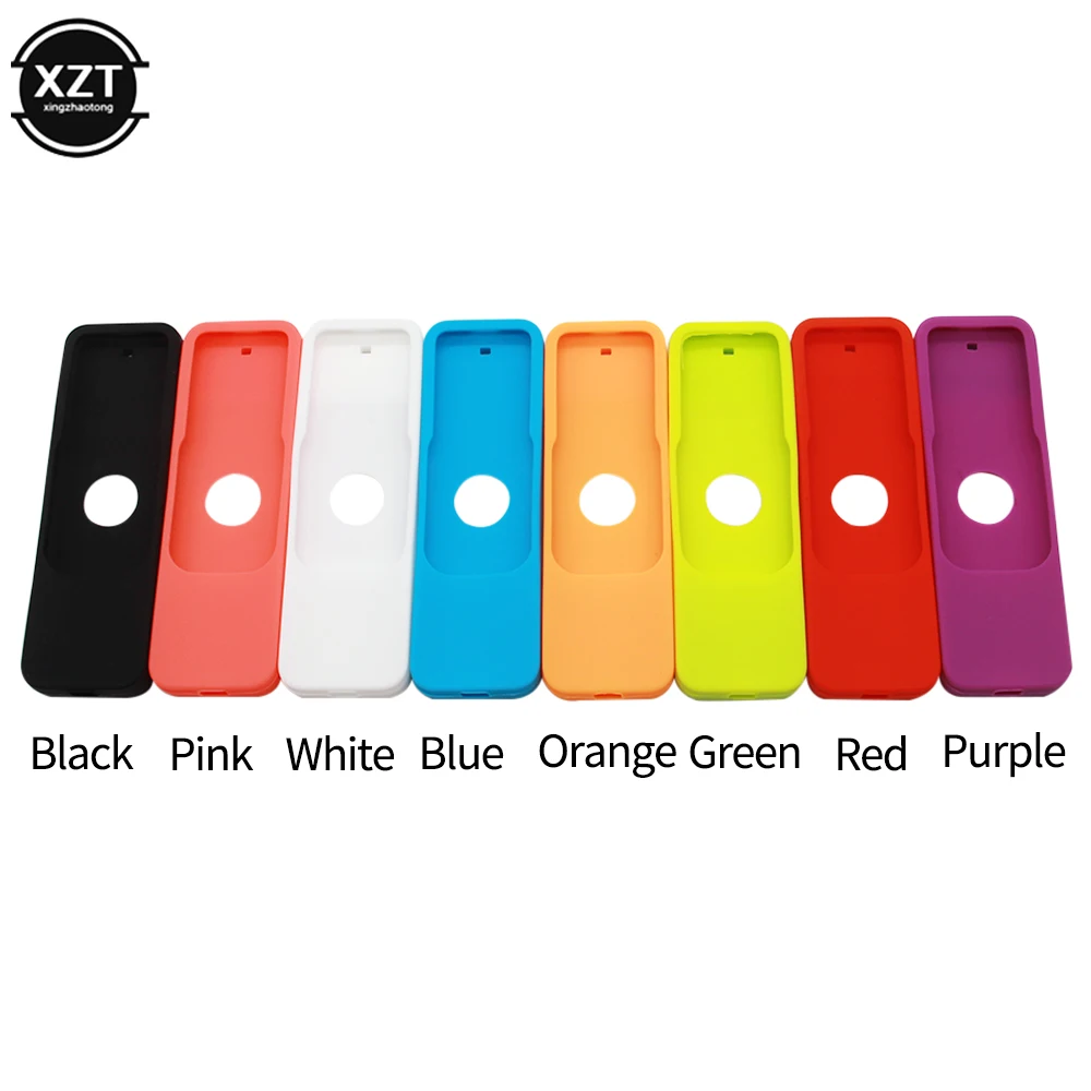 Silicone Case For Apple TV 4 Remote Control Protective Cover Skin Waterproof Dust Storage Bag Organizer Home Protection silicone remote case silicone remote sleeve silicone remote cover silicone case protector remote controller cover