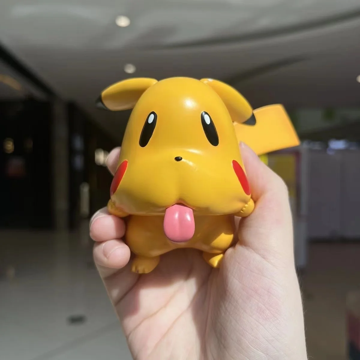 

Pokemon Pikachu Funny Face stick the tongue Cute Ver. Anime Action Figure Toys 10CM