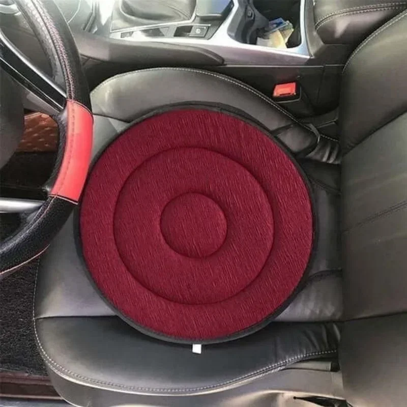 360° Rotating Seat Cushion  Car Seat Aid Chair Seat Revolving Cushion Rotation Auto Memory Foam Pad Mat 3