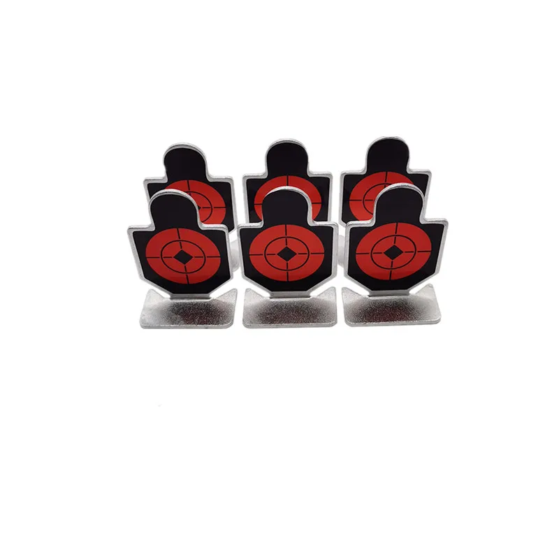 6 pcs/Lot Tactical Shooting Target Set Useful Hunting Target Glock 17 P1 Metal