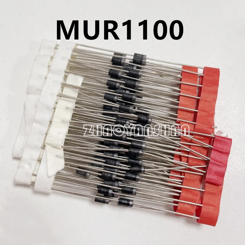 100pcs X MUR1100 MUR1100E DO-41