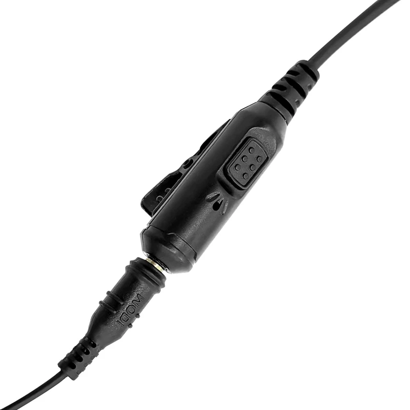 RISENKE-Earpiece Headset to 3.5 Audio, Radio for Hytera PD600,PD602,PD662,PD680,PD685, PD602i, HP608, HP682, X1E, X1P, Separabl