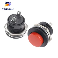 6PCS Momentary Push Button Switch 16mm Momentary 6A/125VAC 3A/250VAC Round Switches R13-507 BLACK RED GREEN WHITE BLUE YELLOW - Image 3