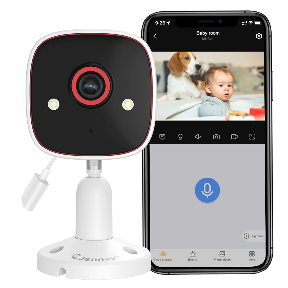 2K Indoor WiFi Home Security Camera 1