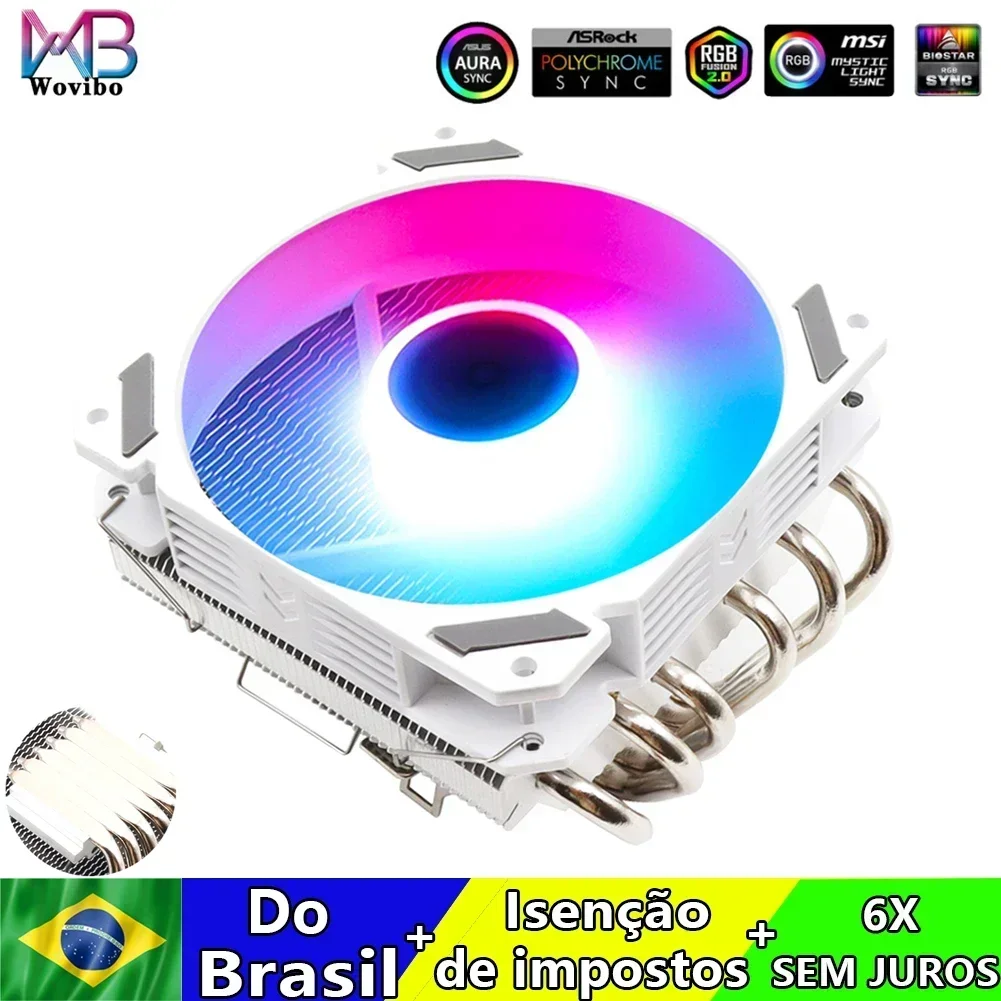 CPU cooler Wovibo Low profile 6 heatpipes