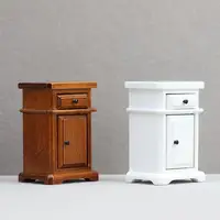1 pièces 1:12 maison de poupée Miniature chambre Table de chevet meubles maison modèle décor jouet maison de poupée accessoires 4
