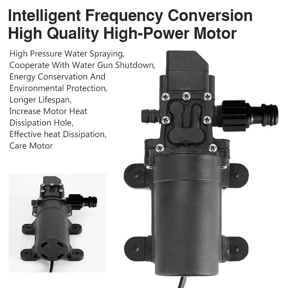 12V 100W High Pressure Car Washer Gun Pump Kit Portable Electric Cleaning Pump Car Garden Cleaning Device