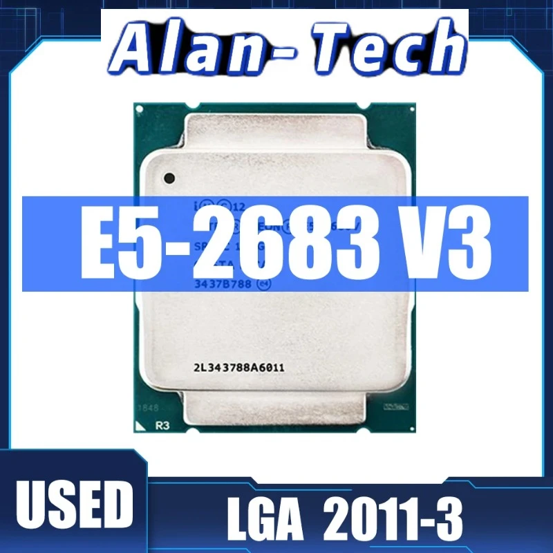 

Оригинальный б/у процессор Intel Xeon E5 2683 V3 SR1XH 2,0 ГГц, 14 ядер, 35 Мб, LGA 2011-3, процессор Xeon V3, поддержка процессора X99, материнская плата