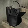 NS Park Cowhide Bucket Bags Women 2023 New Luxury Designer Handbags Soft Real Leather One Shoulder Bags Large Capaity Tote Bag 1