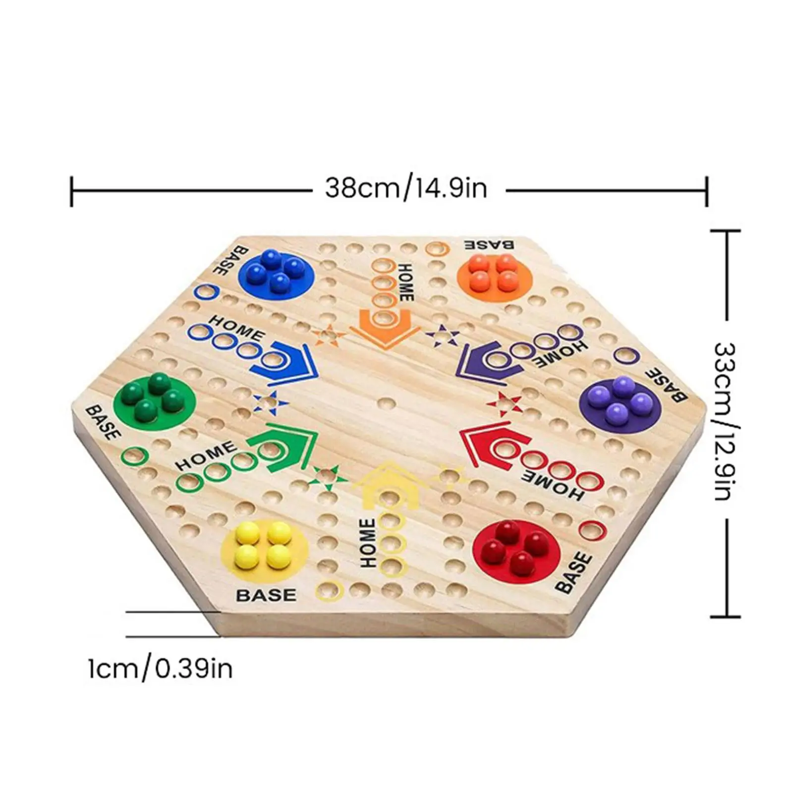 Marble Board Game Gifts 6 Dice 36 Marbles Painted Educational Toy Desktop Game Flying Chess for Family Game Kids Friends Party 6