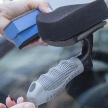 

Car Wheel Polishing Waxing Sponge Brush ABS Plastics Washing Cleaning Tire Contour Dressing Applicator Pads Car Accessories