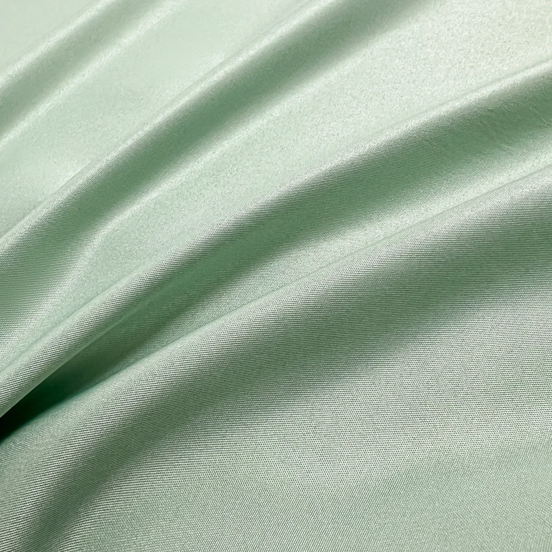 1 Piece Satin Fitted Sheet , Only Classic Luxury Silky Soft Bed Sheets  ,Solid Color , Summer Bed Sheet , Cool 4