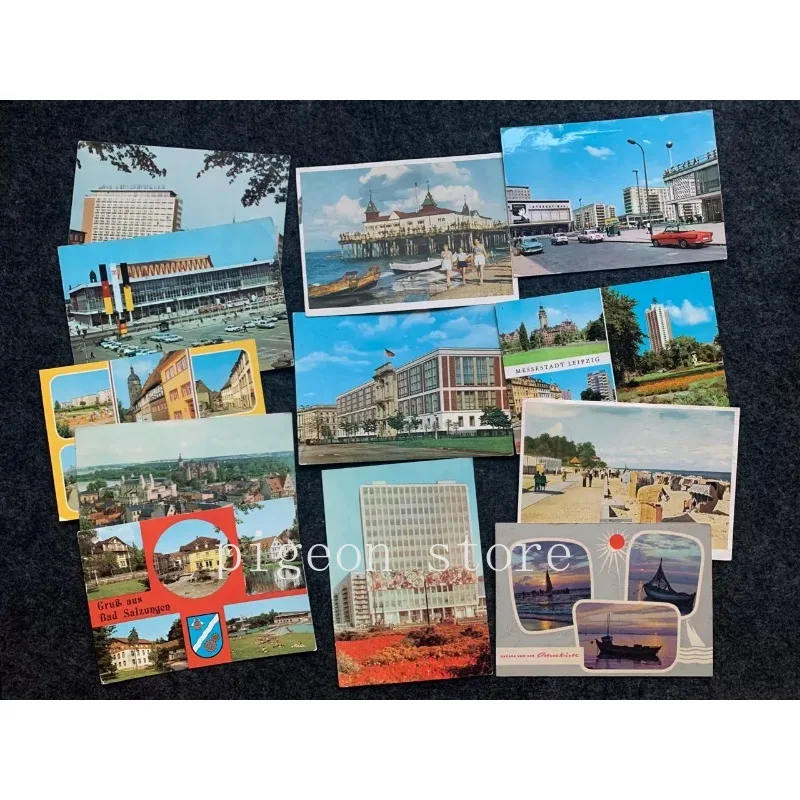 Cold War DDR East German Postcards German Letters Philately Postage Collection Random Send