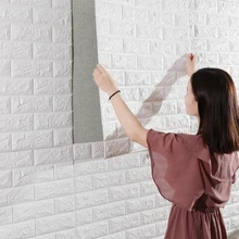 

10Pcs 3D Self Adhesive Panel Wall Stickers LivingRoom Thicken Wallpaper for KidsRoom Bedroom Living Room Background Luxury Decor