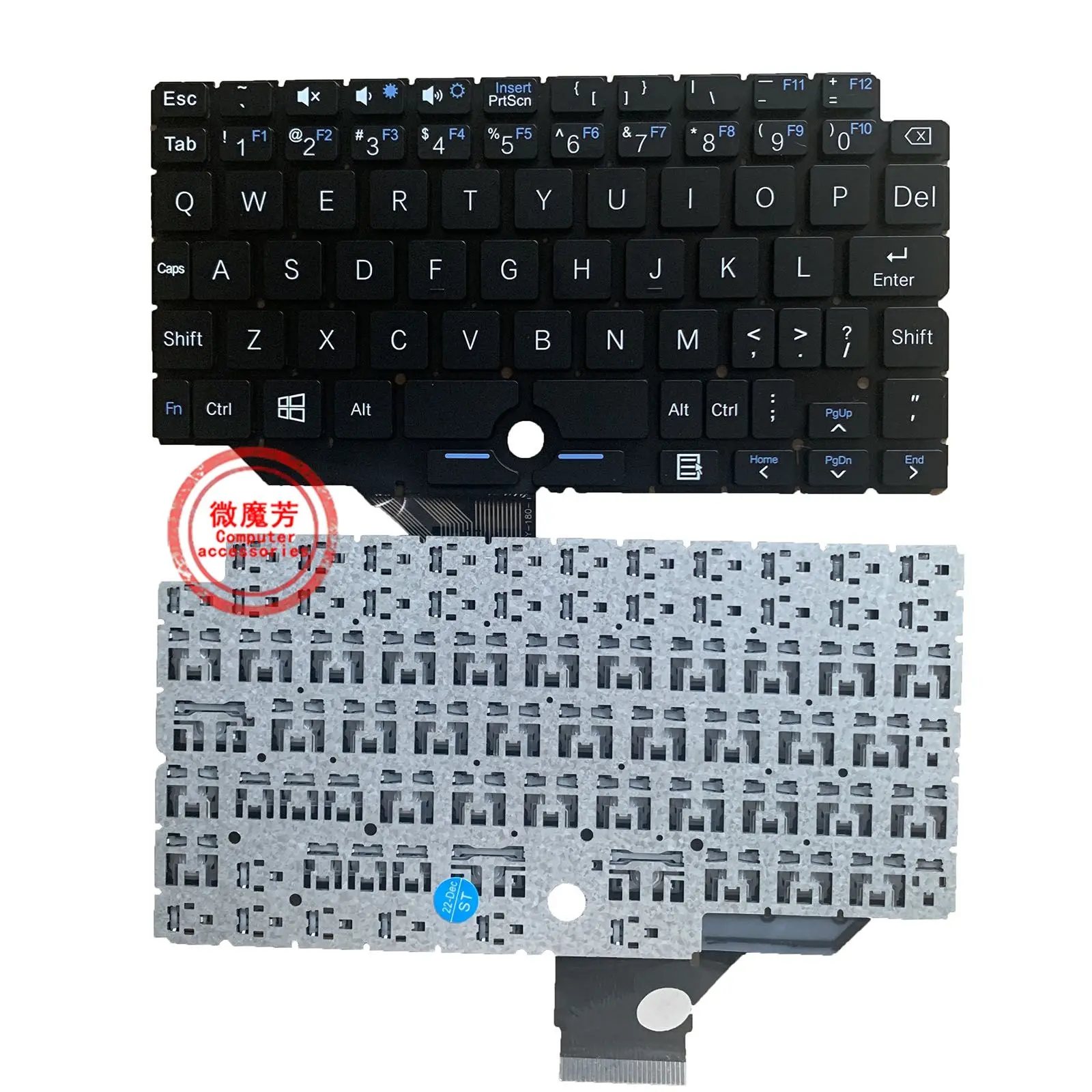 

New US English Keyboard for UMPC GPD Pocket 1 P1 SCDY-180-1 GPD UMPC T1 T2 Mini Laptop Keyboards