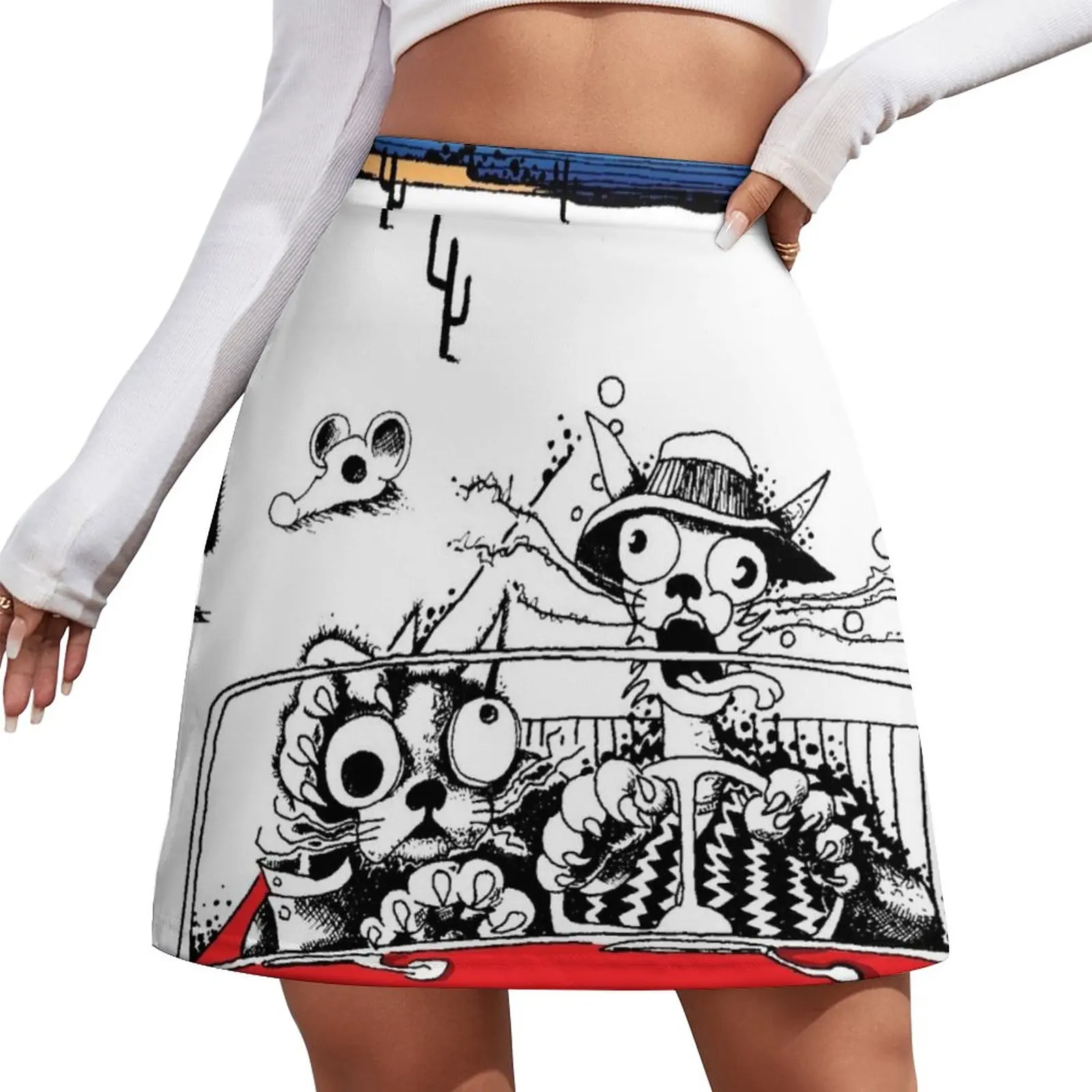 

Fur and Loathing Mini Skirt korean style clothing mini denim skirt Women skirt