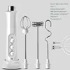 3 In 1 Portable Rechargeable Electric Milk Frother Foam Maker Handheld Foamer High Speeds Drink Mixer Coffee Frothing Wand 1