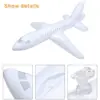 100cm Classic Toy inflatable Airplane Float Airplane Ball with Inflatable Tube For Kids Gift for Swimming Inflatable Toy 2