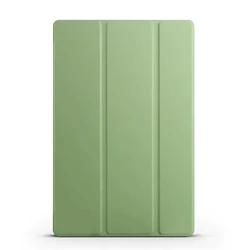 Enhanced Product Title: Versatile 9.7'' Tablet Flip Case - Soft TPU Back, Trifold Stand, Auto Sleep/Wake Feature for Redmi Pad 2 9.7 2026 (Light Green)