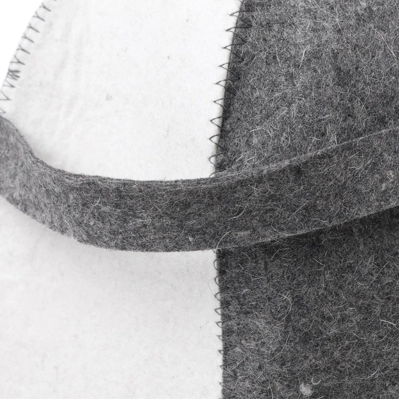 Sauna Hats Wool Felt Anti Heat Russian Banya Cap for Bath House