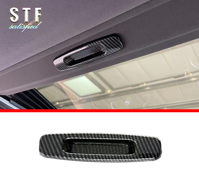 

Carbon Fiber Style Interior Sunroof Handle Cover Trim For Toyota Sienna (XL40) 2021 2022 Car Accessories Stickers W4