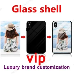 Personalized DIY Tempered Glass Custom Picture Phone Case for Realme C17 (Glass Case)