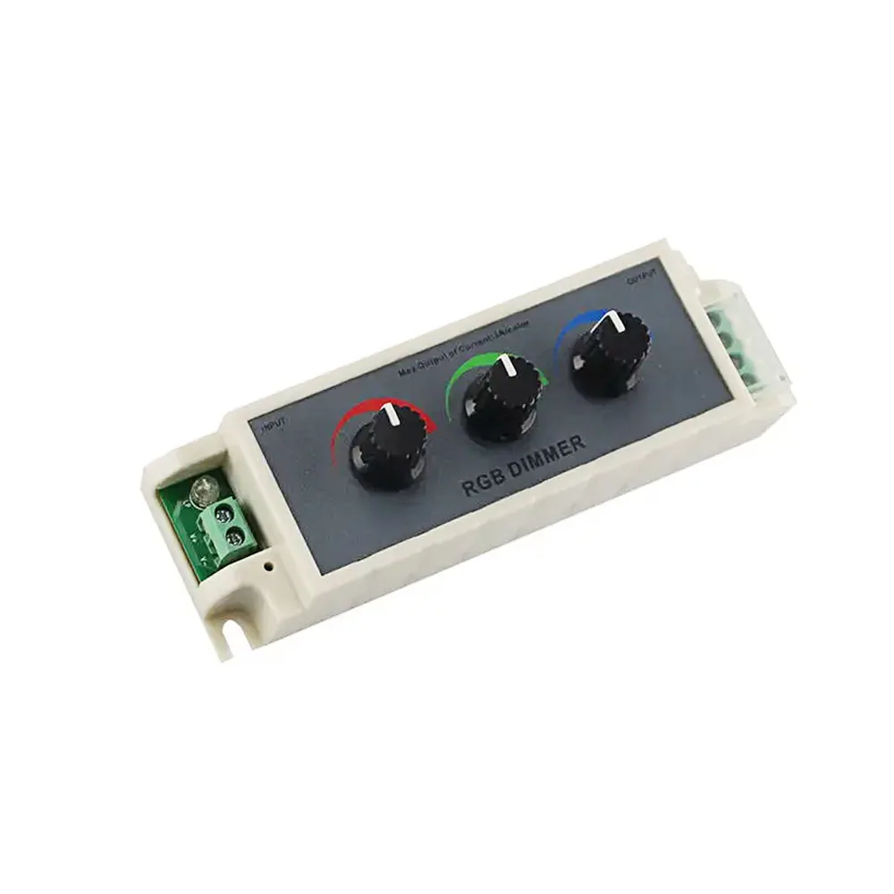 LED Three Way Dimmer RGB Light Strip Dimming Controller DC12-24V