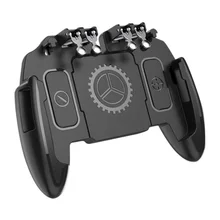 

New Six Mobile Game Controller Gamepad Trigger Aim Button L1R1 Joystick For IPhone Android with Cooler Cooling Fan