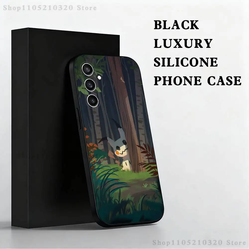 Adorable Cartoon Ghostly Disguise Black Soft Phone Case