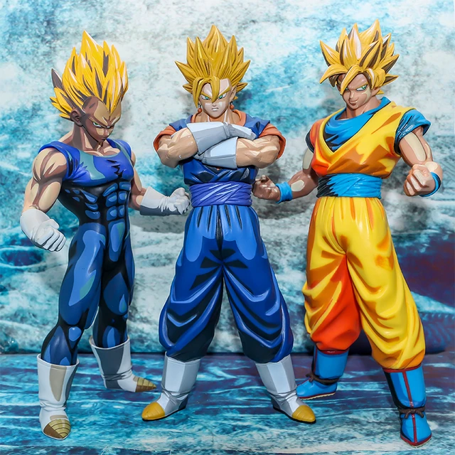 35cm Son Goku Super Saiyan Figura Dragon Ball Z Super Master Stars Peça O Filho  Goku Manga Estatueta Pvc Brinquedos Modelo para crianças