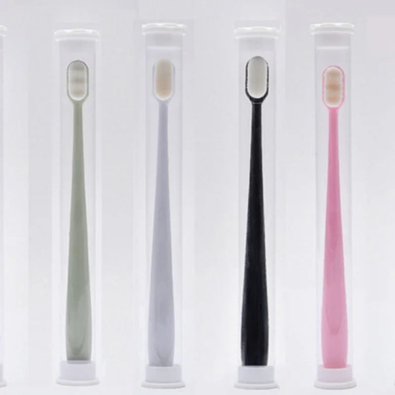 Toothbrush Ultra-fine Soft Bristle Nano Fur Portable Travel Oral Care