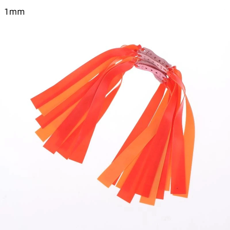 مجموعة من 10 مقلاع صيد قوية مع أربطة مطاطية مسطحة...