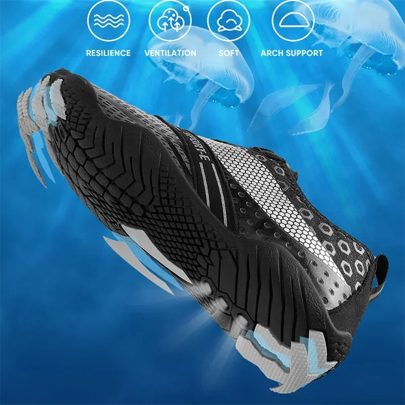Women Aqua Shoes Quick Dry Beach Shoes Men Breathable Sneakers Barefoot Upstream Water Unisex Swimming Hiking Sport Shoe water shoes aqua shoes barefoot shoes