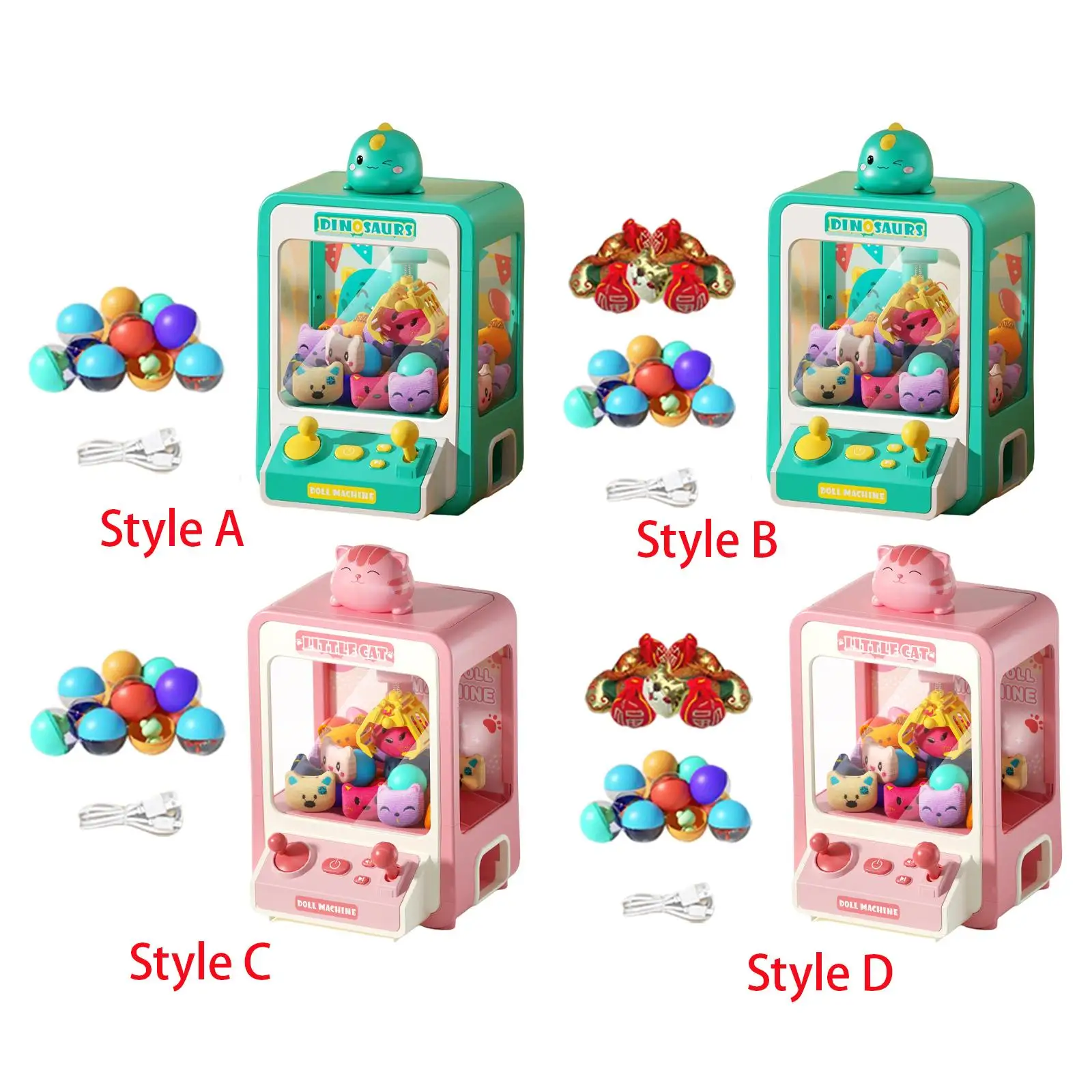 

Arcade Candy Capsule Claw Gift Claw Machine Arcade Game for Home Boys Girls