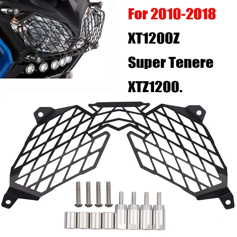 

Aluminum Alloy Motorcycle Headlight Lamp Grille Cover Protector For Yamaha XT1200Z XT 1200 Z Super Tenere 2010-2018