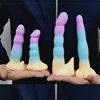 New Trend Rainbow Color Anal Dildo With Suction Cup Buttplug Anal Plug Sexy Toys For Women Lesbian Masturbator Fake Dick SM Toy 1