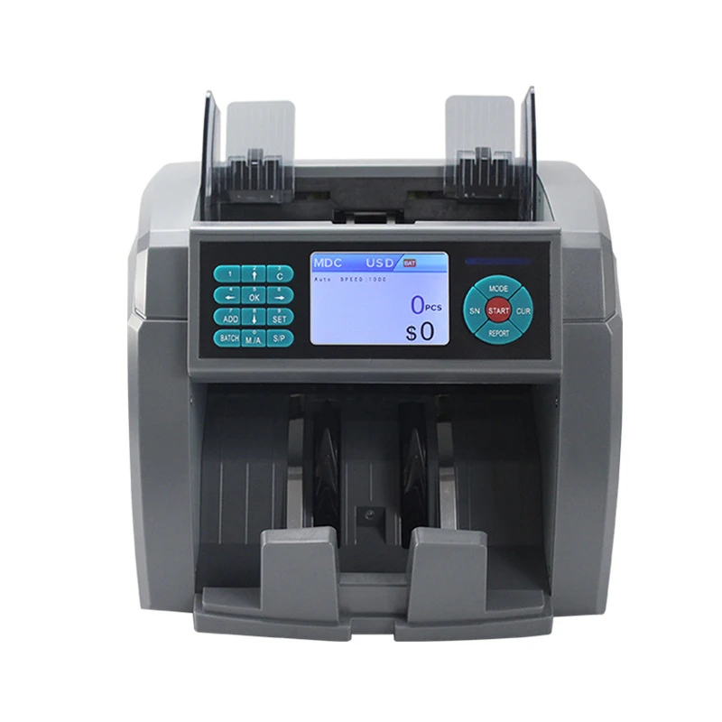 2 CIS 믹스 값 카운터 정렬 및 고정밀 지능형 가짜 돈 감지기로 감지 기계