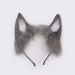 Cat Ears Lolita Cosplay Kawaii Plush Kitten Ear Black Hairpin Anime Accessories Andmade Gothic Decor