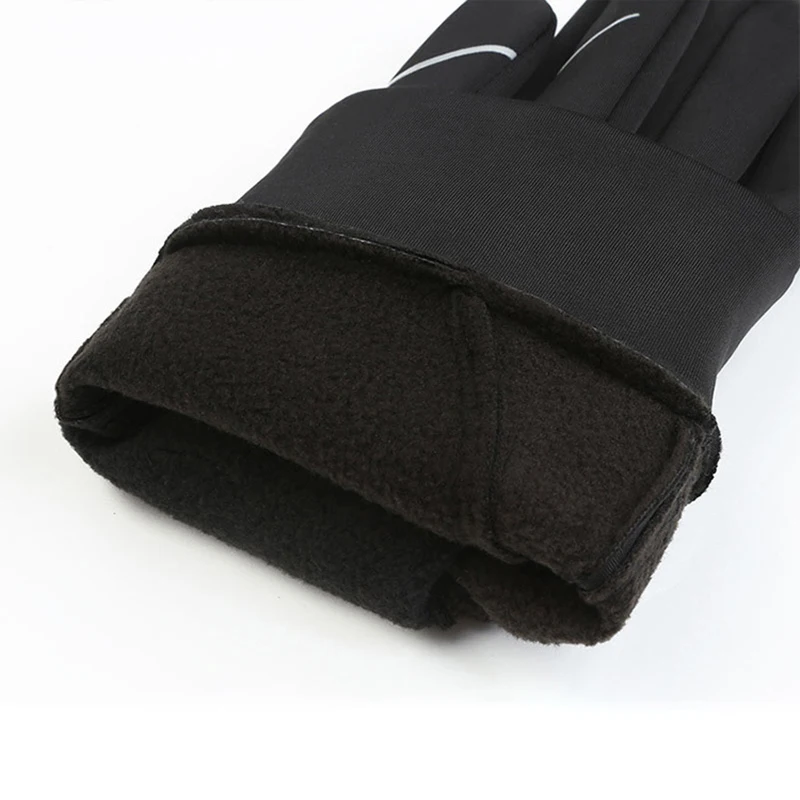 Motorcyclist Cycling Gloves Winter Fleece Gloves Men's Three Finger Clamshell Warm Fishing Anti-Slip Waterproof Gloves Sports 5