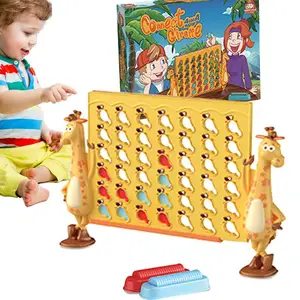 Family Games Giraffe Family Board Game Reusable And Challenging Parent-Child Game Solitaire Board Game For Kids Family