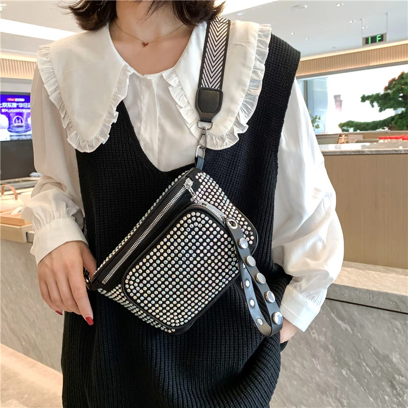 Fashion Female Belt Bag Winter Down Fanny pack Phone Pack Casual Ladies  Shoulder Crossbody Chest Bags Sense of luxury Waist Bags - AliExpress