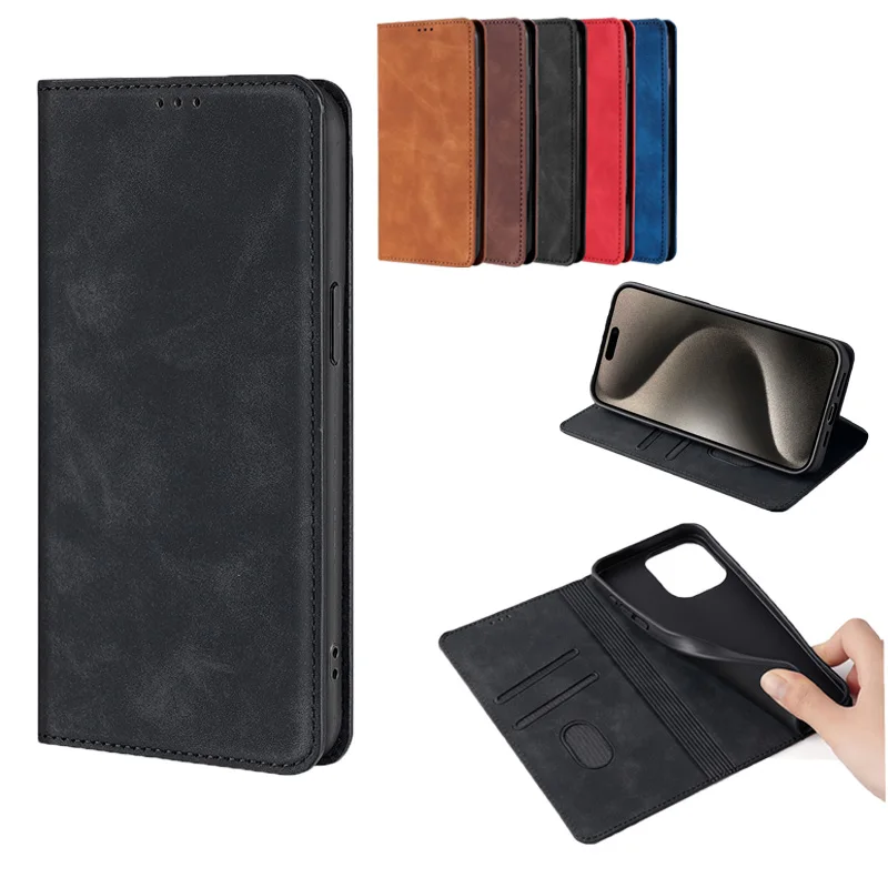 Premium Flip Leather Phone Case - Stylish and Durable Protection