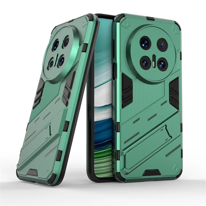 Magnetic Armor Shockproof Phone Case with Kickstand and Back Cover Coque s