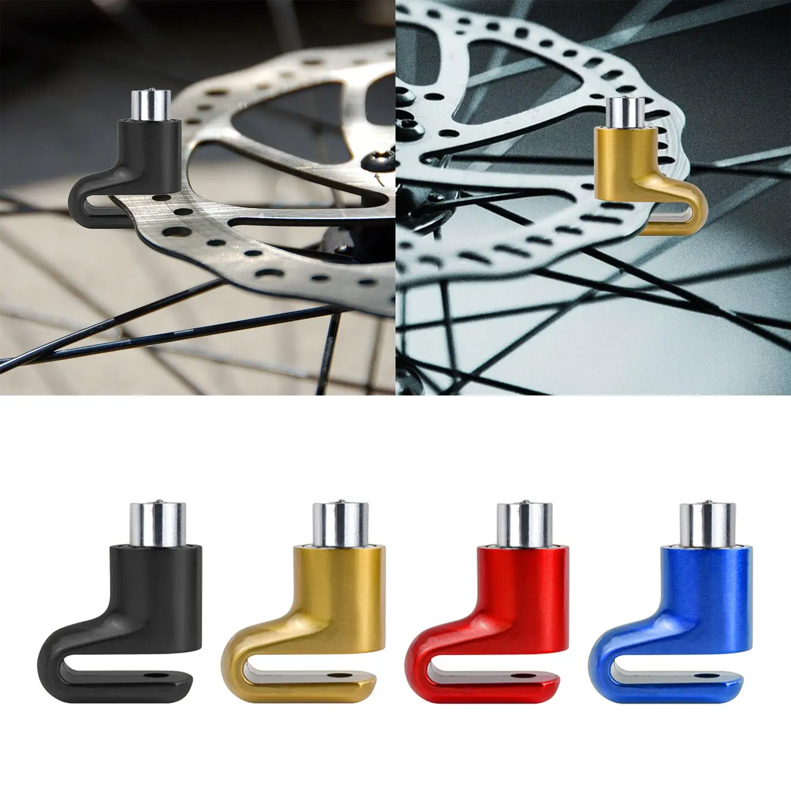 Disc Brake Lock Durable Universal Zinc Alloy Waterproof Anti Lost Disc Lock for Bicycle Motorbike Bike Riding Equipment Cycling